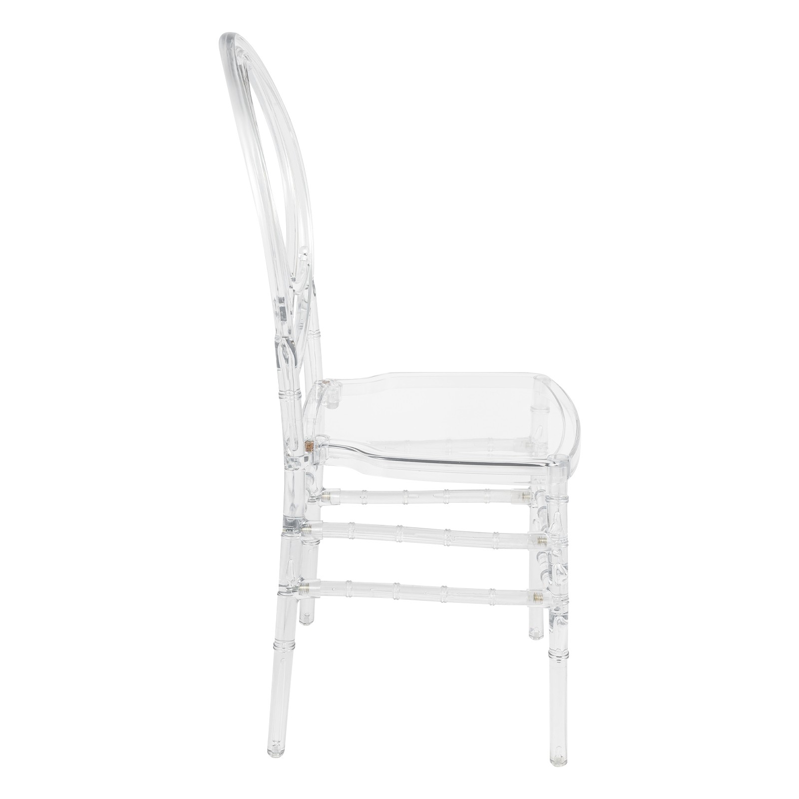 PC Chairs Modern Clear Dining Chairs Elegant Party Event Wedding Chairs