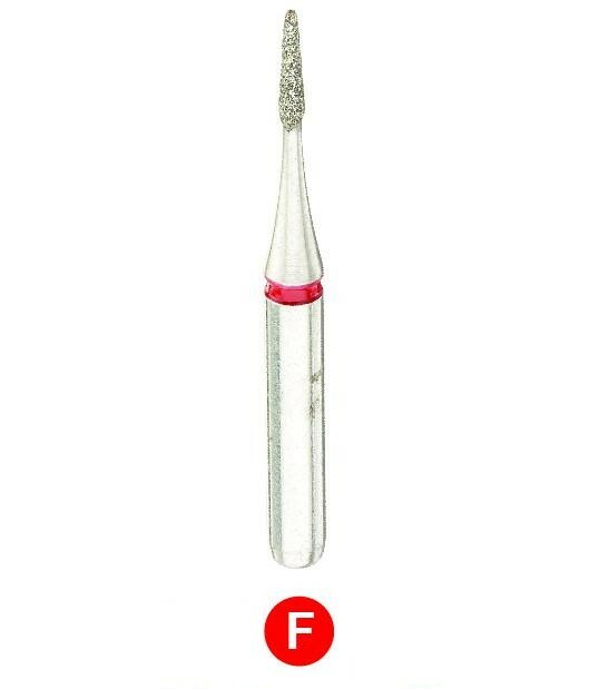 CROSSTECH Dental Diamond Short-Shank Diamond MA22F, T&F-S889/007F, Fine, 5Burs
