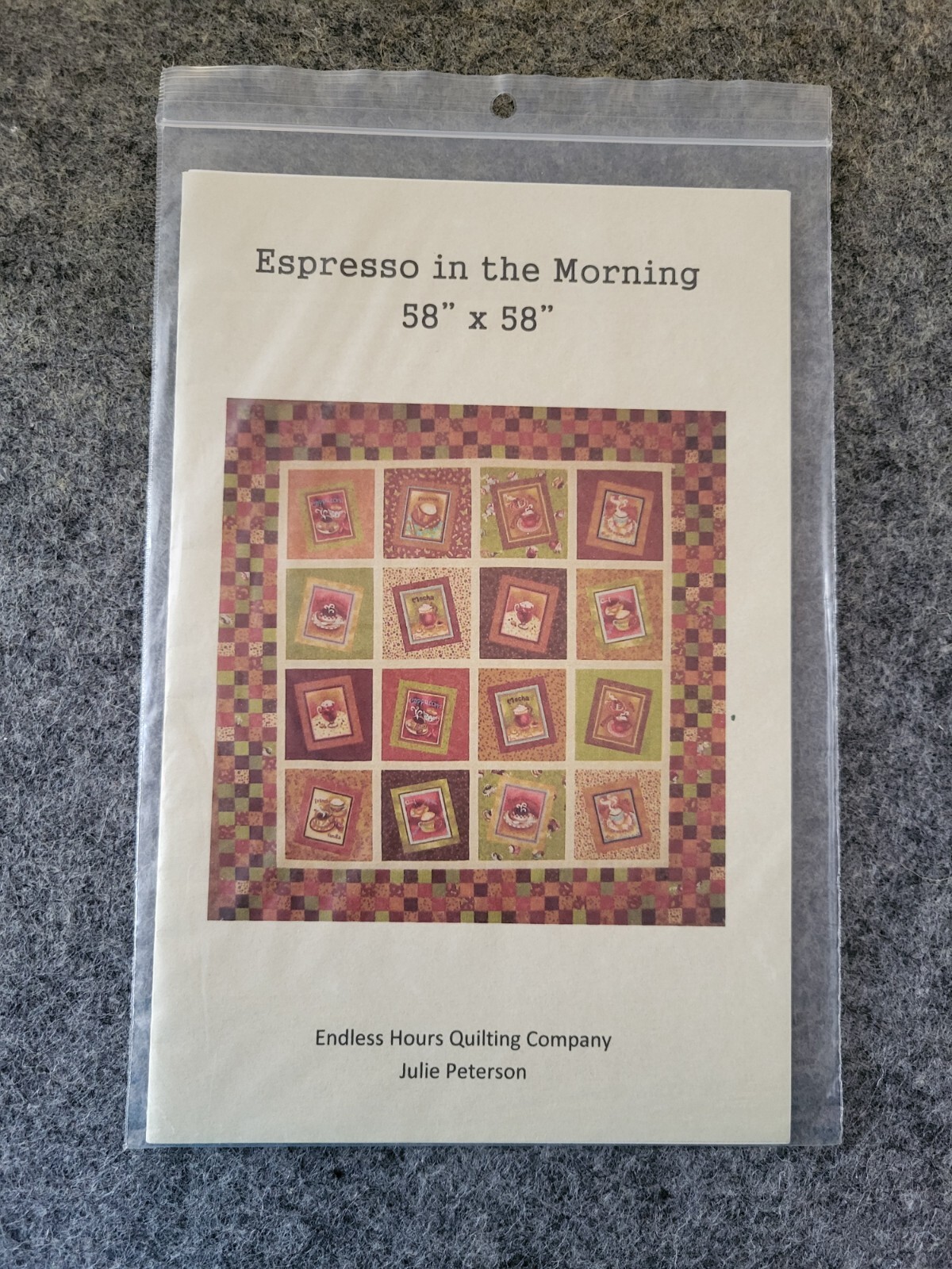 New Espresso in the Morning Quilting Pattern by Endless Hours Quilting Company