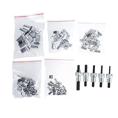 86pcs Hand Rivet Tool Nut Setter Kit - Thread Blind Riveting Tools