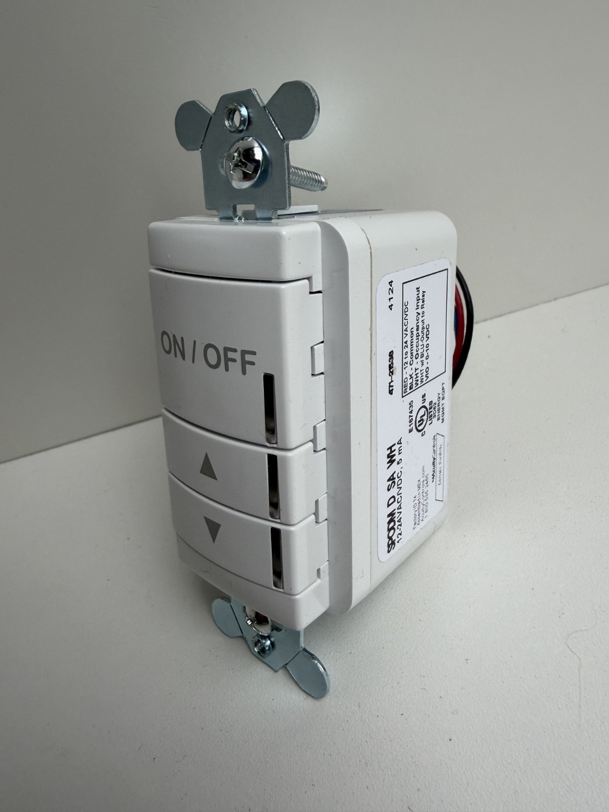 Acuity Control Sensor Switch SPODM D SA WH. Dimming