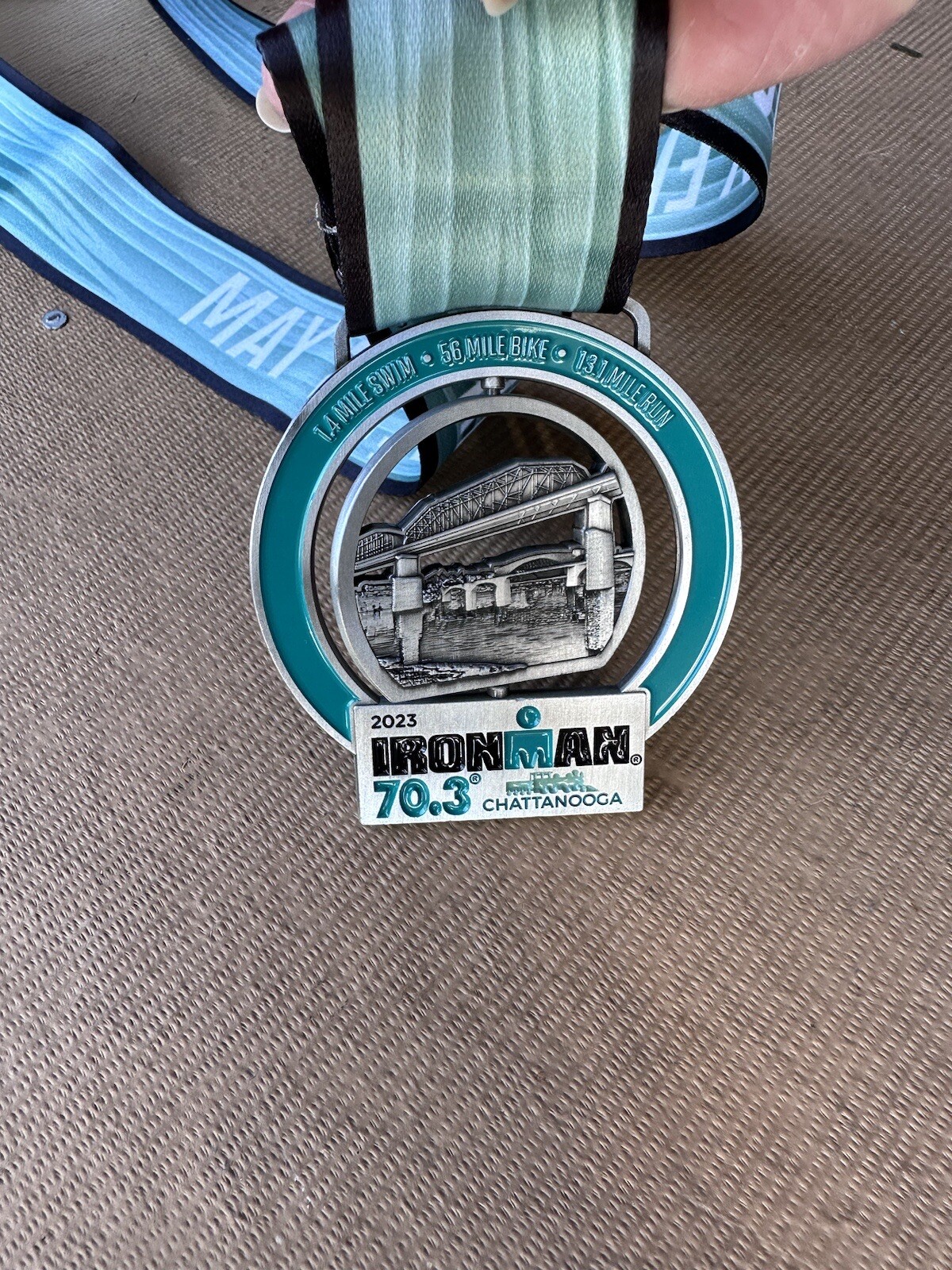 Ironman 2023 Chattanooga TN Little Debbie Mckee Triathlon Finisher Medal NEW