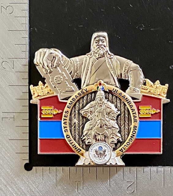 MSG-Det Marine Security Guard Detachment Ulaanbaatar, Mongolia Challenge Coin