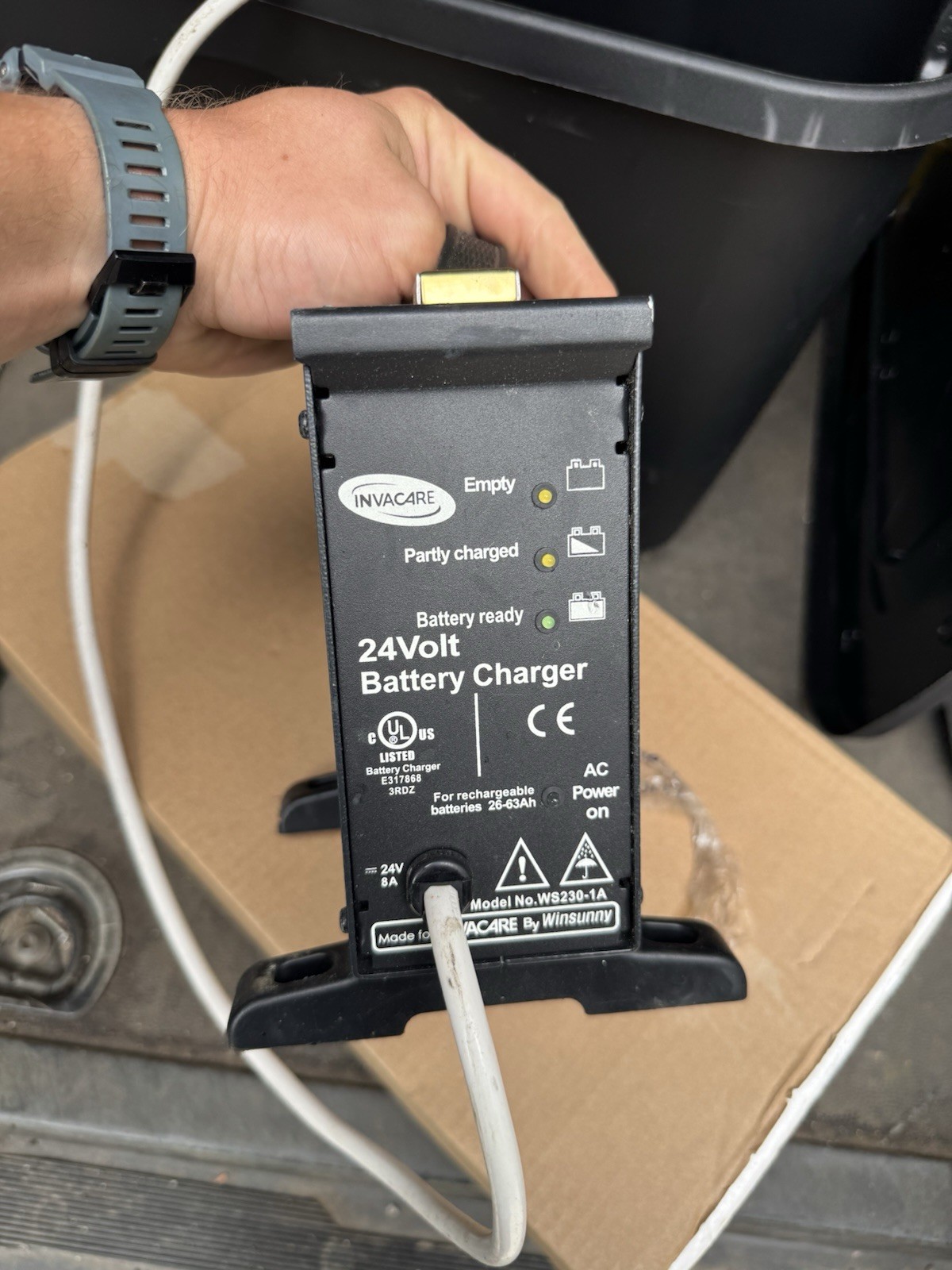 Invacare 24V Battery Charger WS230-1A Mobility Scooter Wheelchair Charger OEM