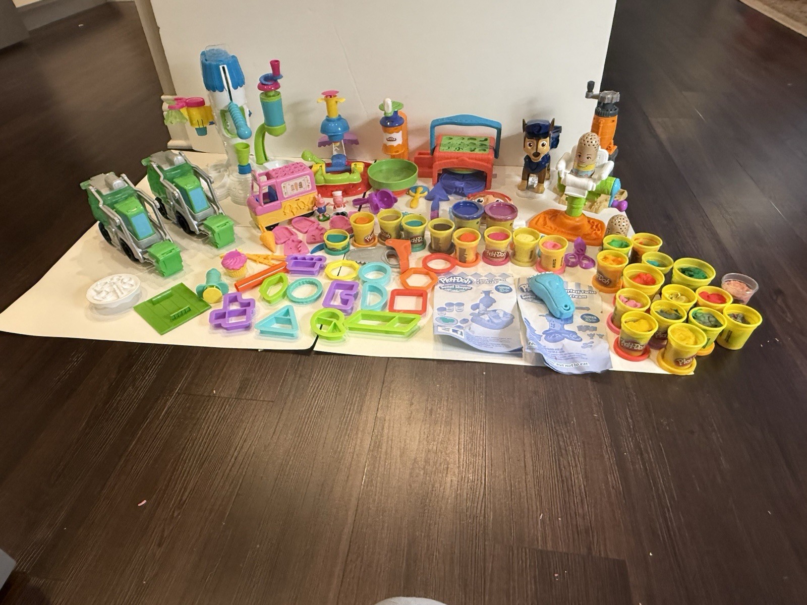 Play Doh Rare Lot of Different Sets and Play Doh  containers