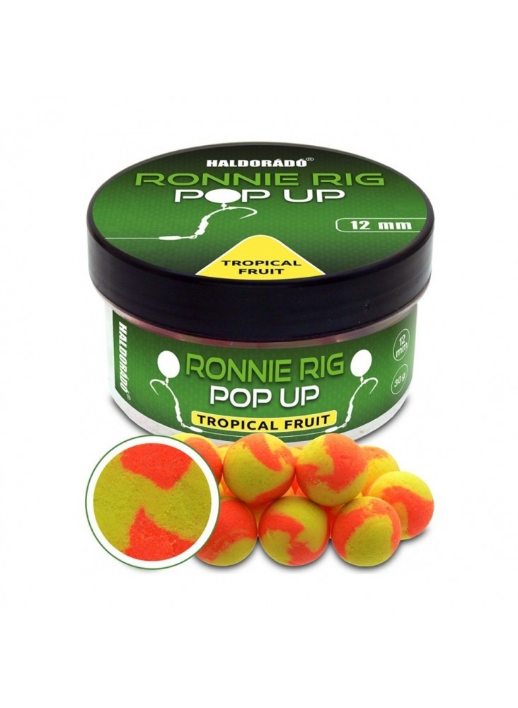 Haldorado Ronnie Rig Pop Up 12mm Sweet Sin Carp Fishing Boilies Tropical Fruit
