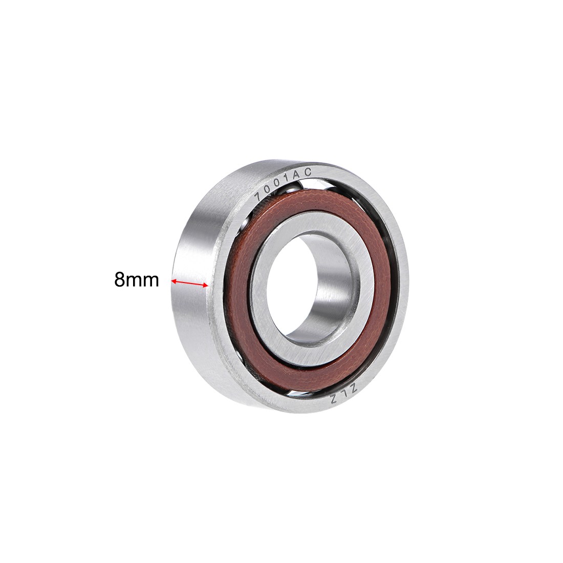 7001AC Angular Contact Ball Bearing Single Row 12x28x8mm 5Pcs