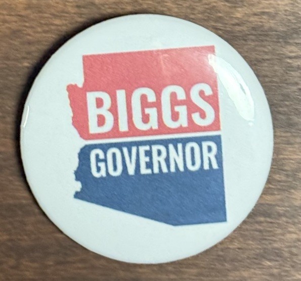 Andy Biggs For Governor Button. 2.25inches
