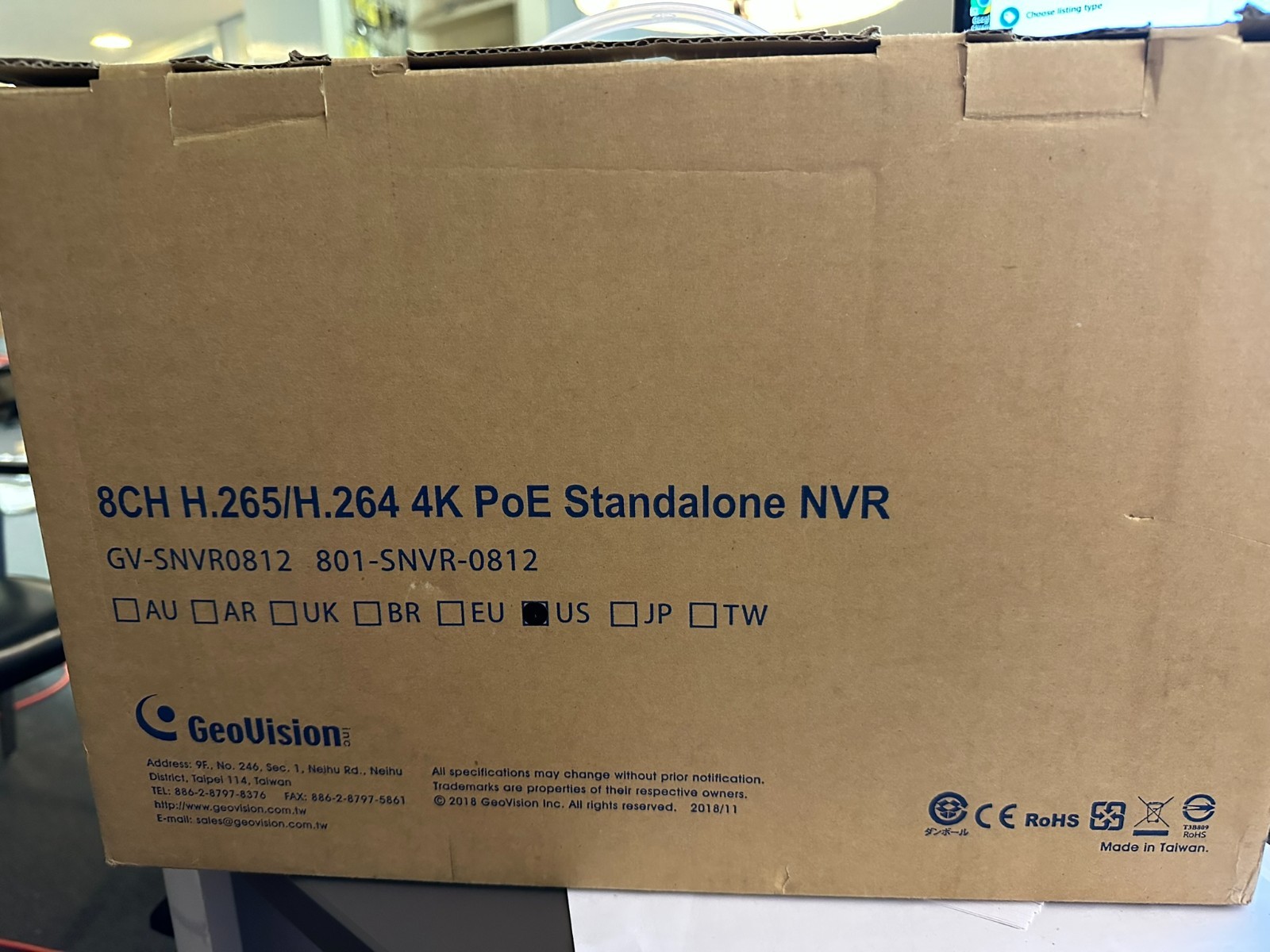 GeoVision Standalone NVR