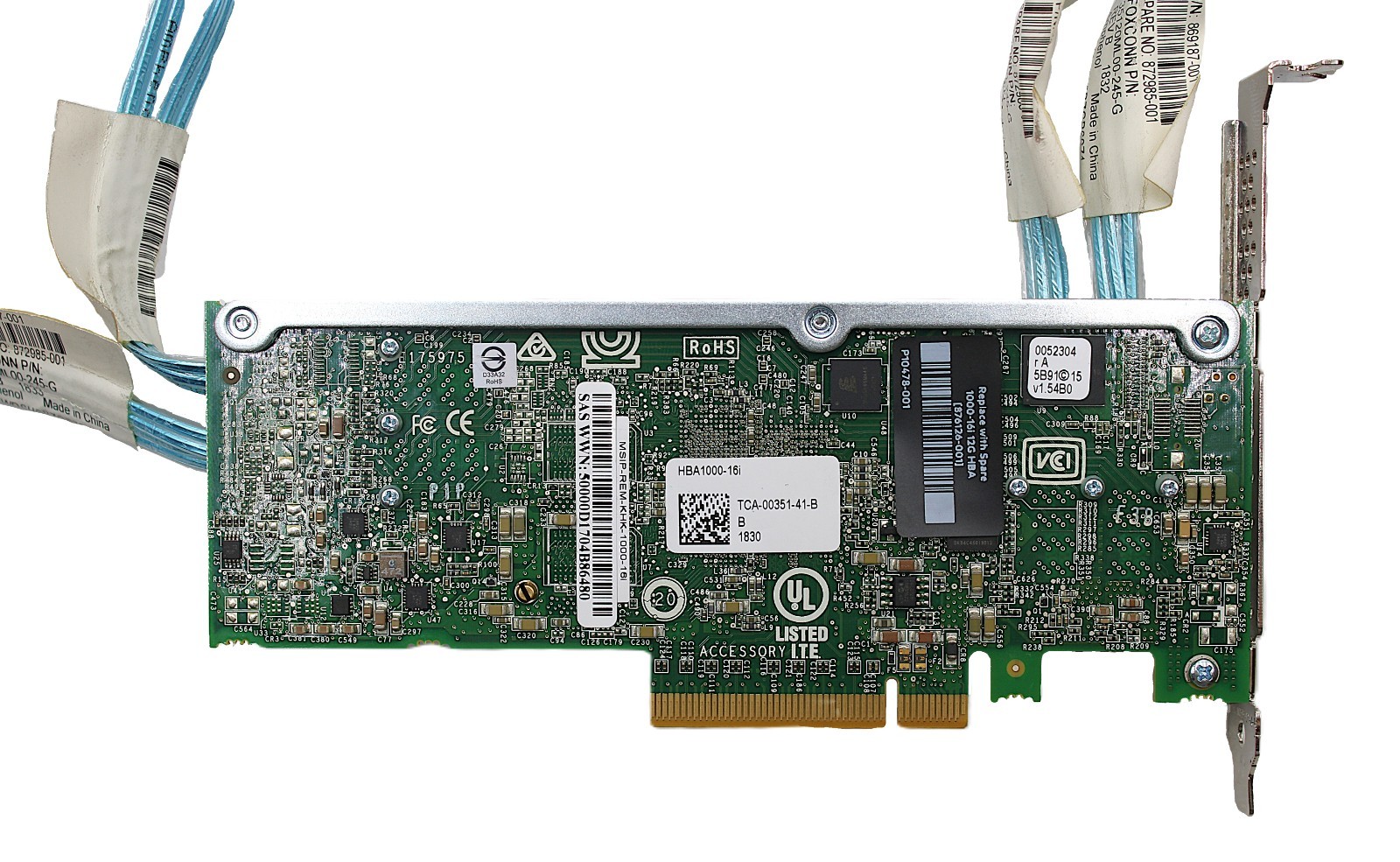 Microsemi ASR-81605ZQ 12G SAS 1GB Cache RAID Controller Card