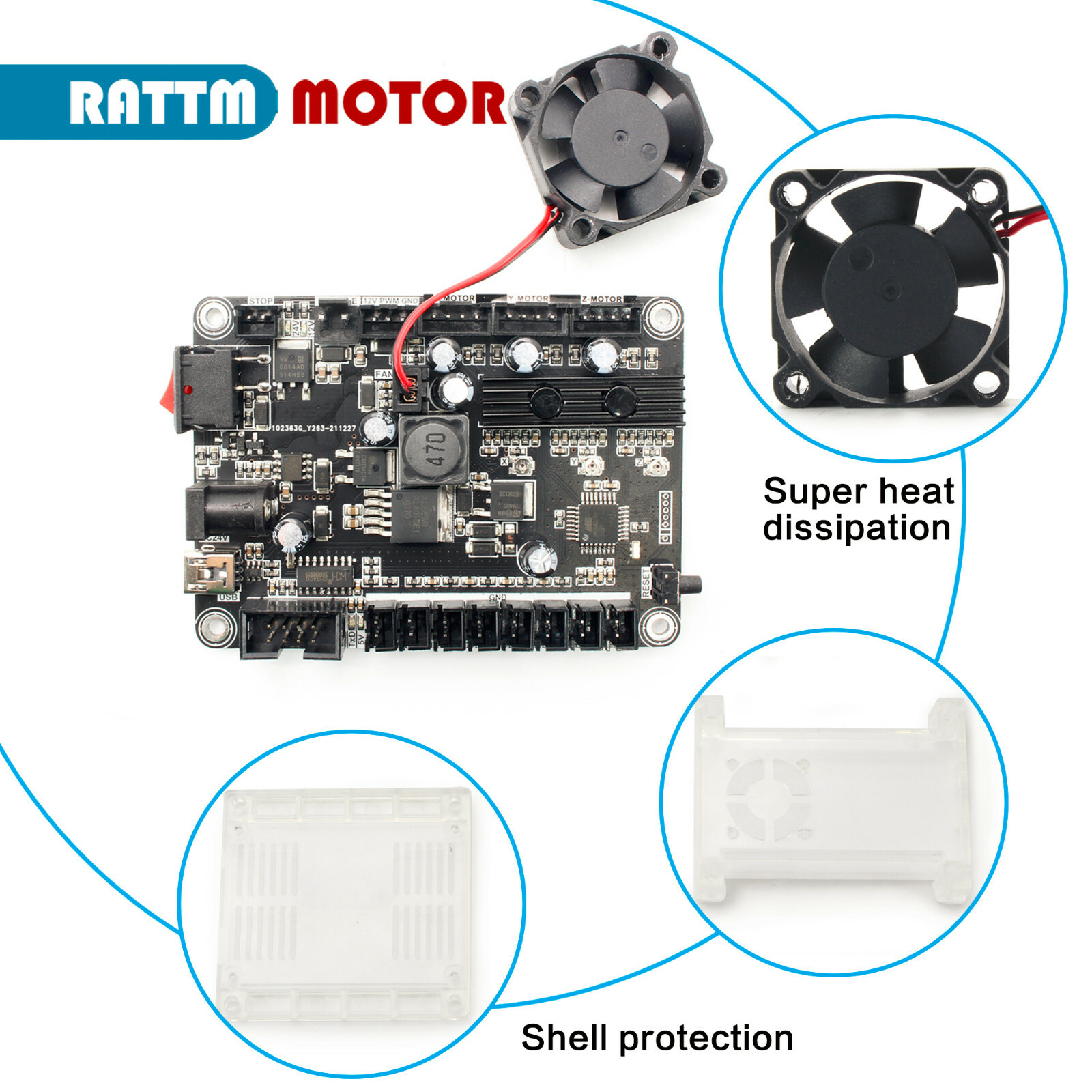 「USA」 CNC 3018 PRO GRBL Control Board CNC Machine Engraver/Laser Controller Card