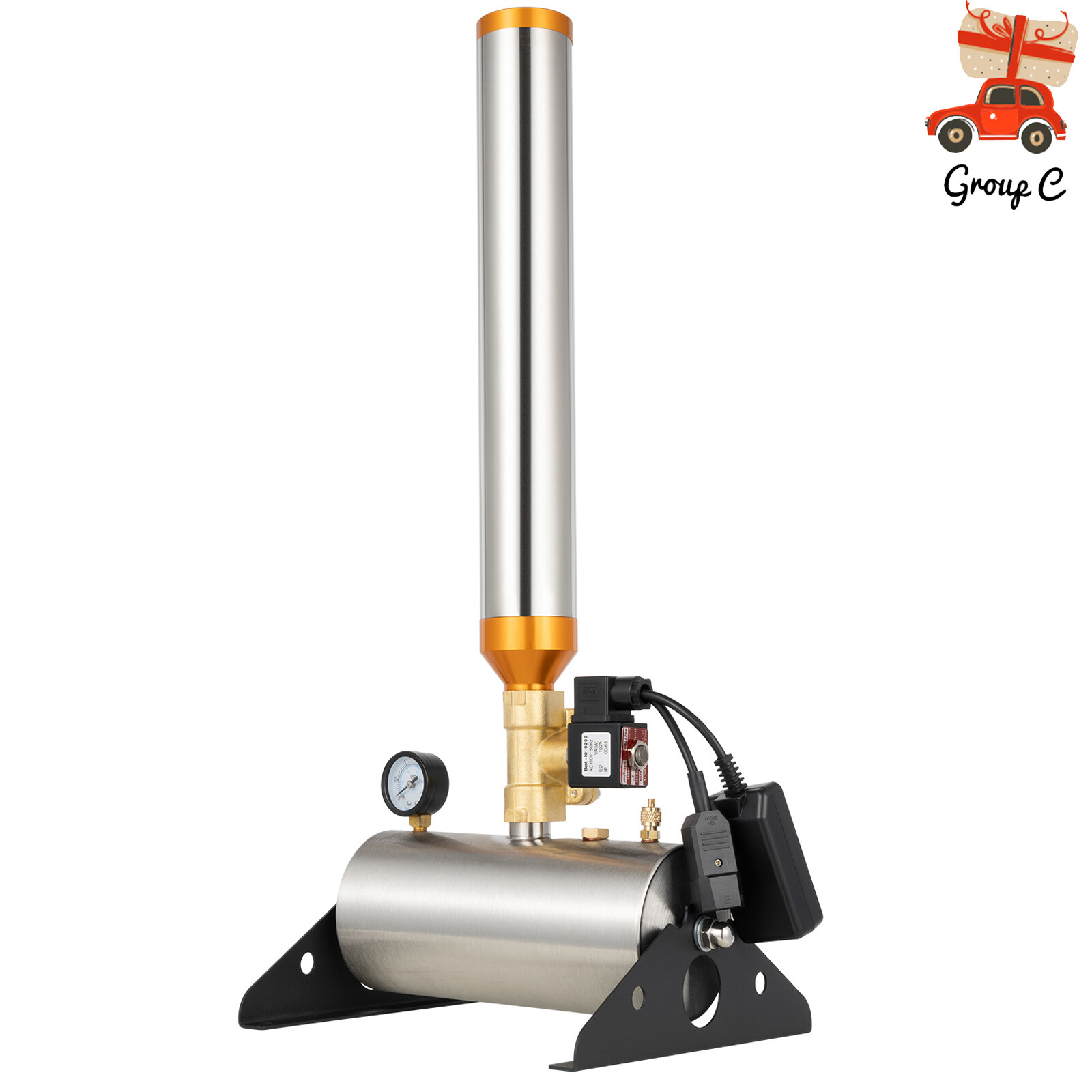 2PCS Confetti Launcher Machine Cannon Wireless Party Wedding Stage Paper Shots