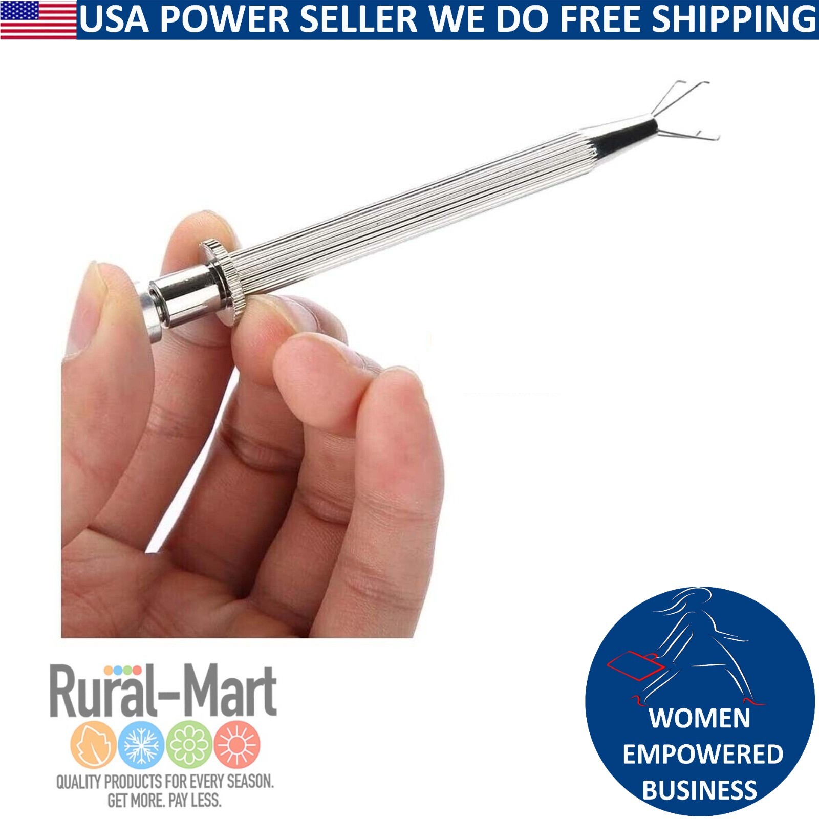 Diamond tool holder 4 prong Tweezer and Pick Up Tool Jewelry