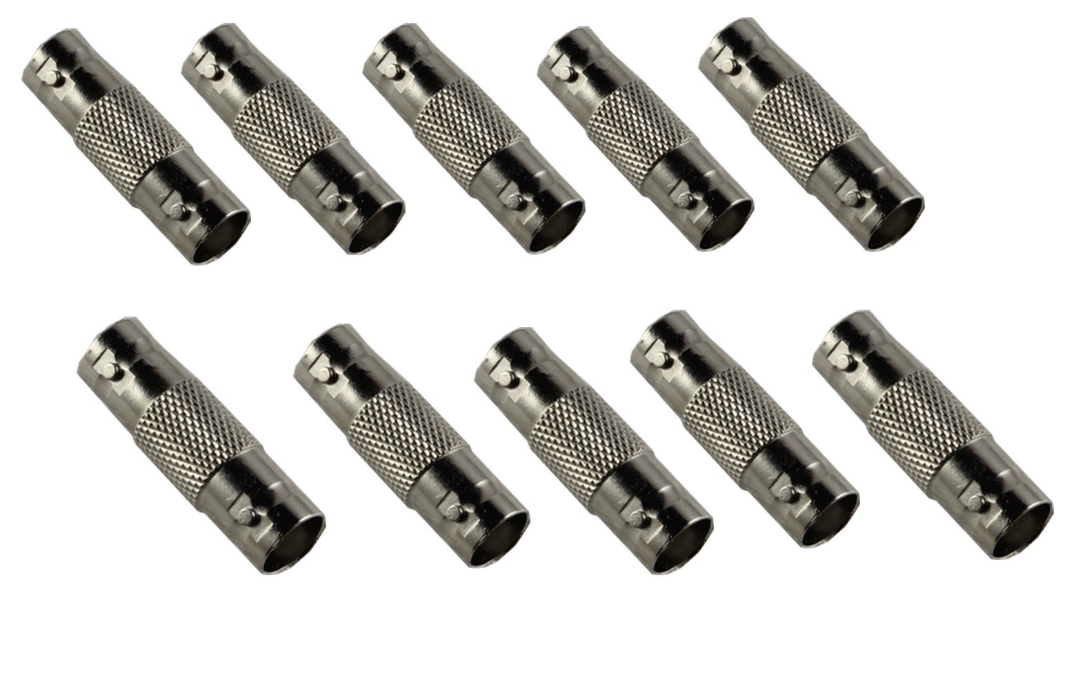 10pcsx BNC Female to BNC F coupler Cable Converter Adapter  RG59