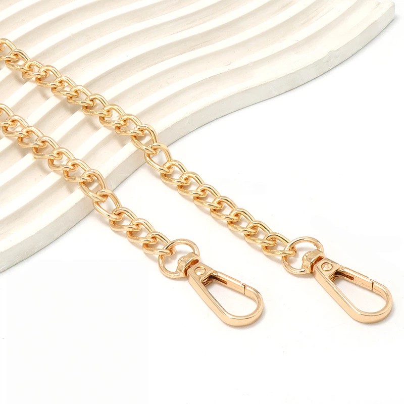 20-130cm Handbag Strap Versatile Bag Strap Metal Chain Strap Shoulder Strap
