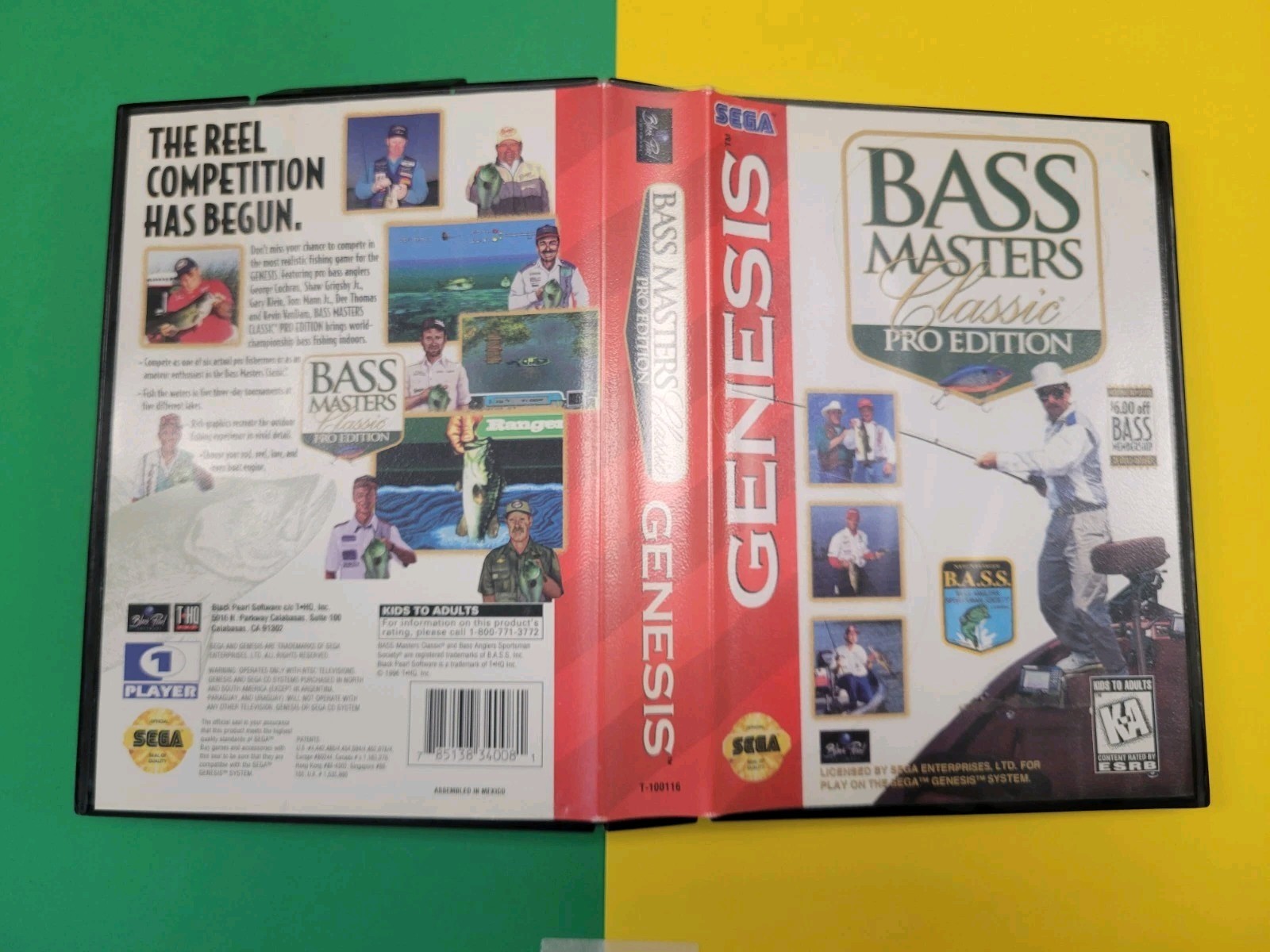 BASS Masters Classic: Pro Edition (Sega Genesis, 1996) Case Only