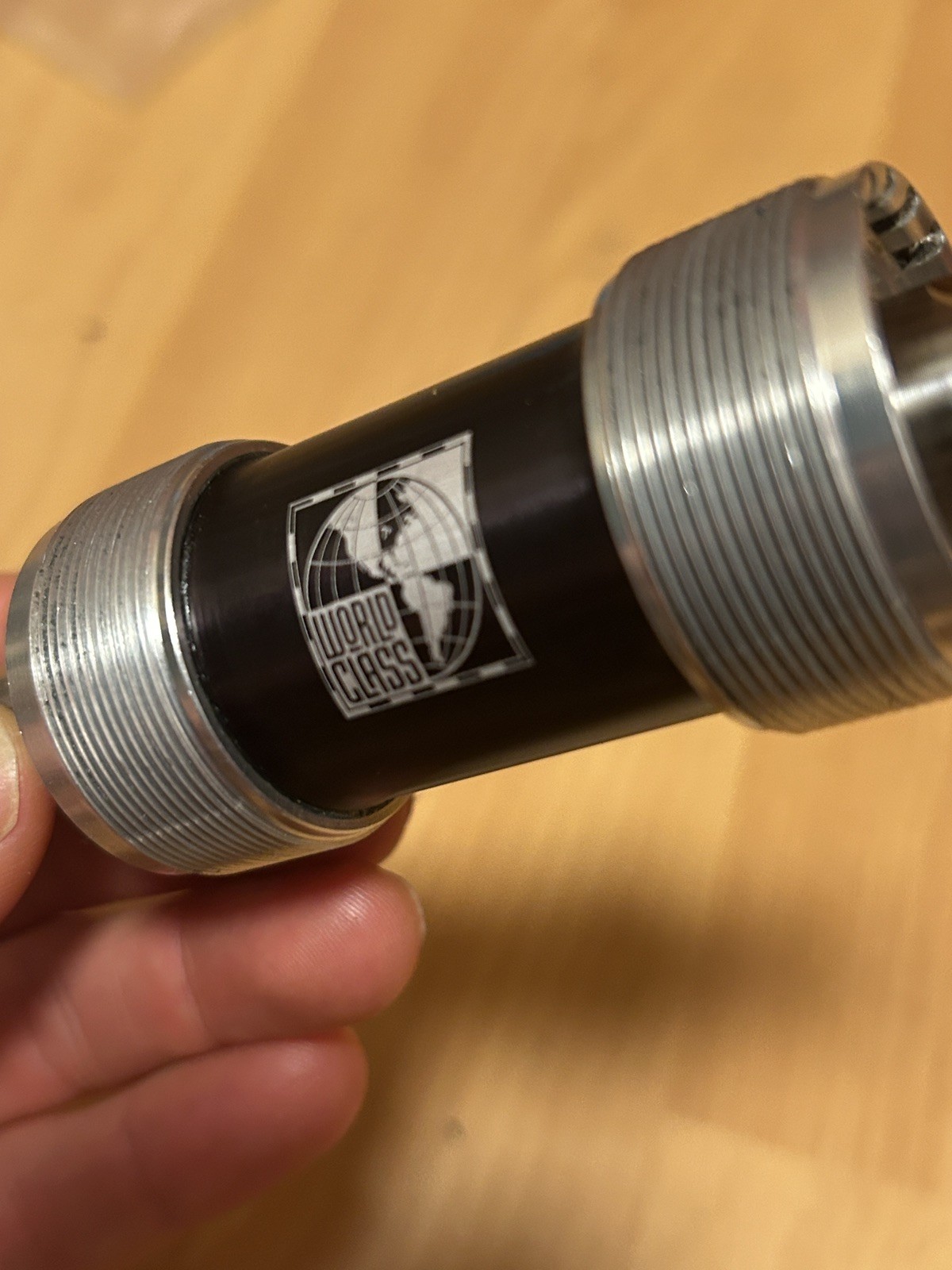 World Class Titanium Bottom Bracket 68 / 73 x 113 mm Square Taper Ti 90s MTB GT