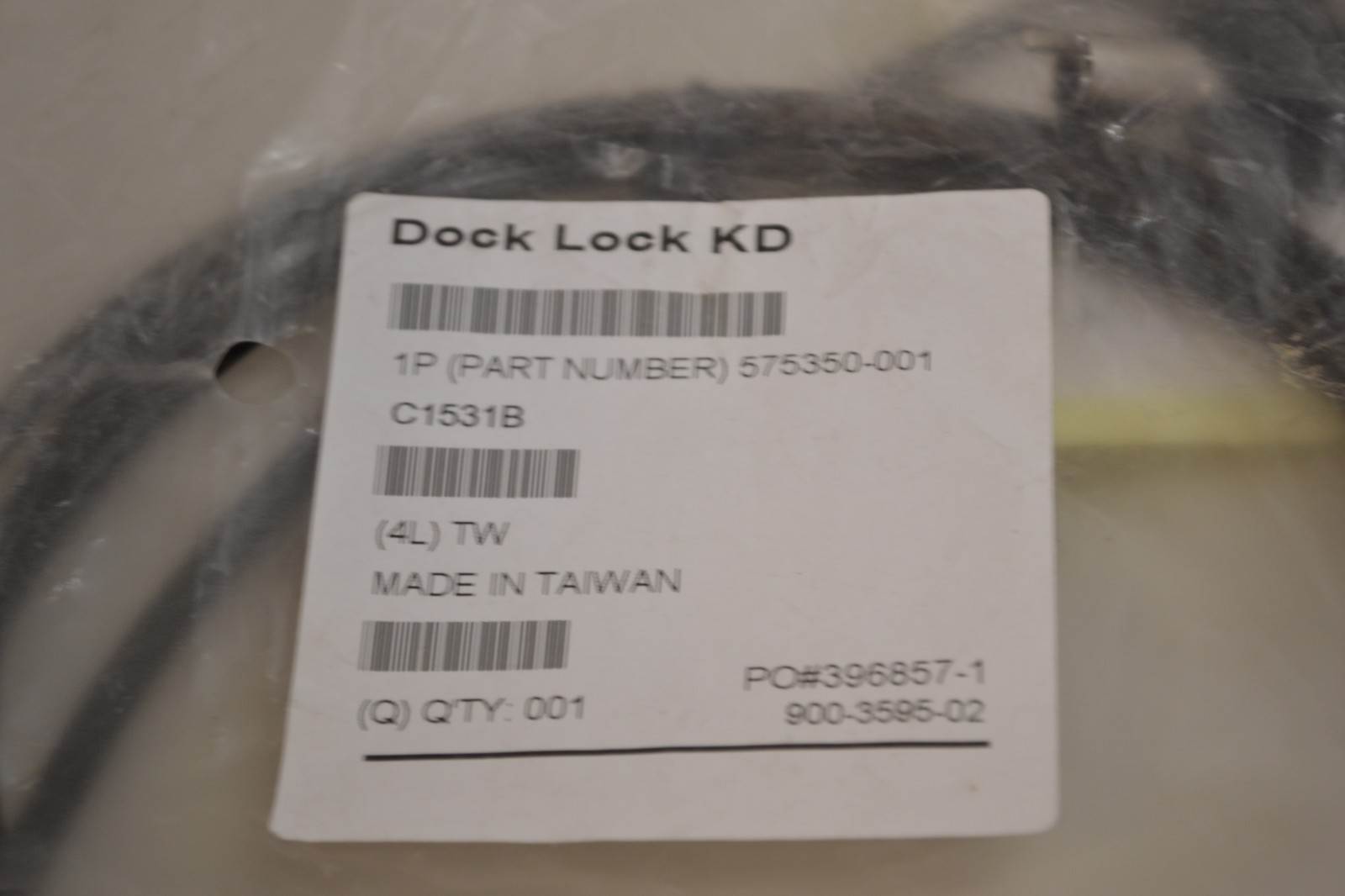 Genuine HP Dock Lock KD 575350-001