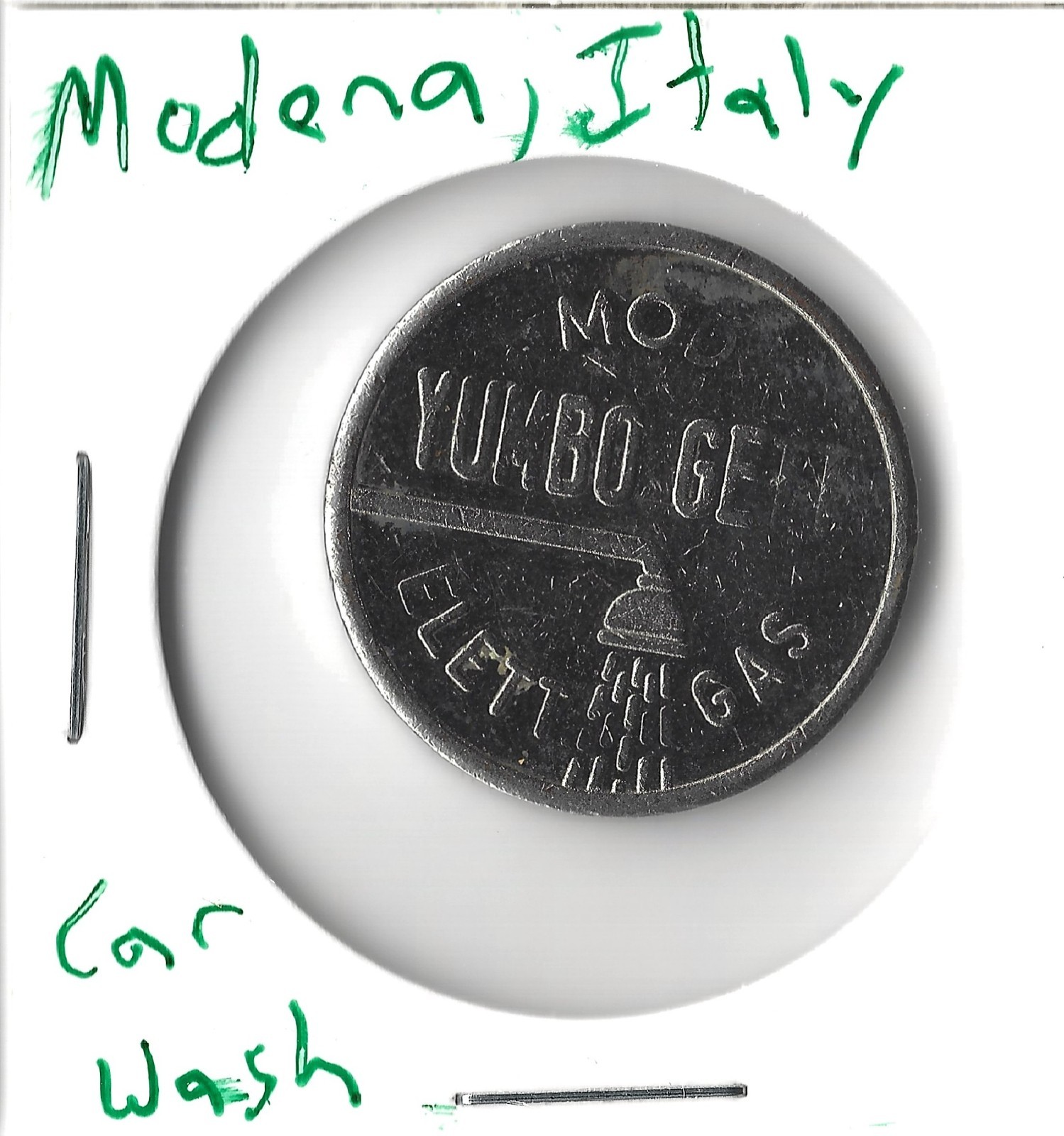 Carwash Token Italy (Modena) La Scozzese