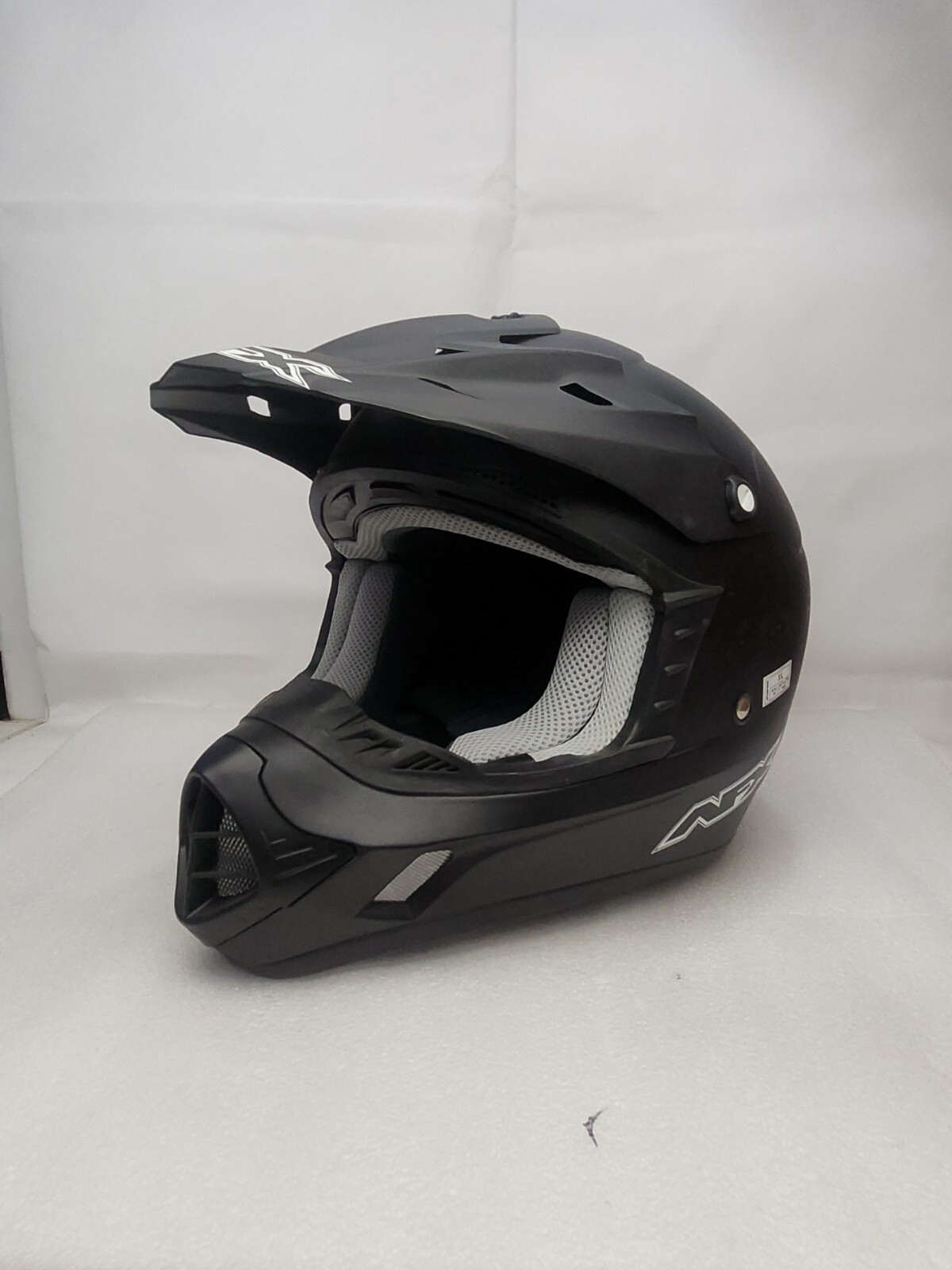 NFX FX-17 MATTE BLACK Motocross Dirtbike Quad 4 Wheeler ATV Helmet Medium