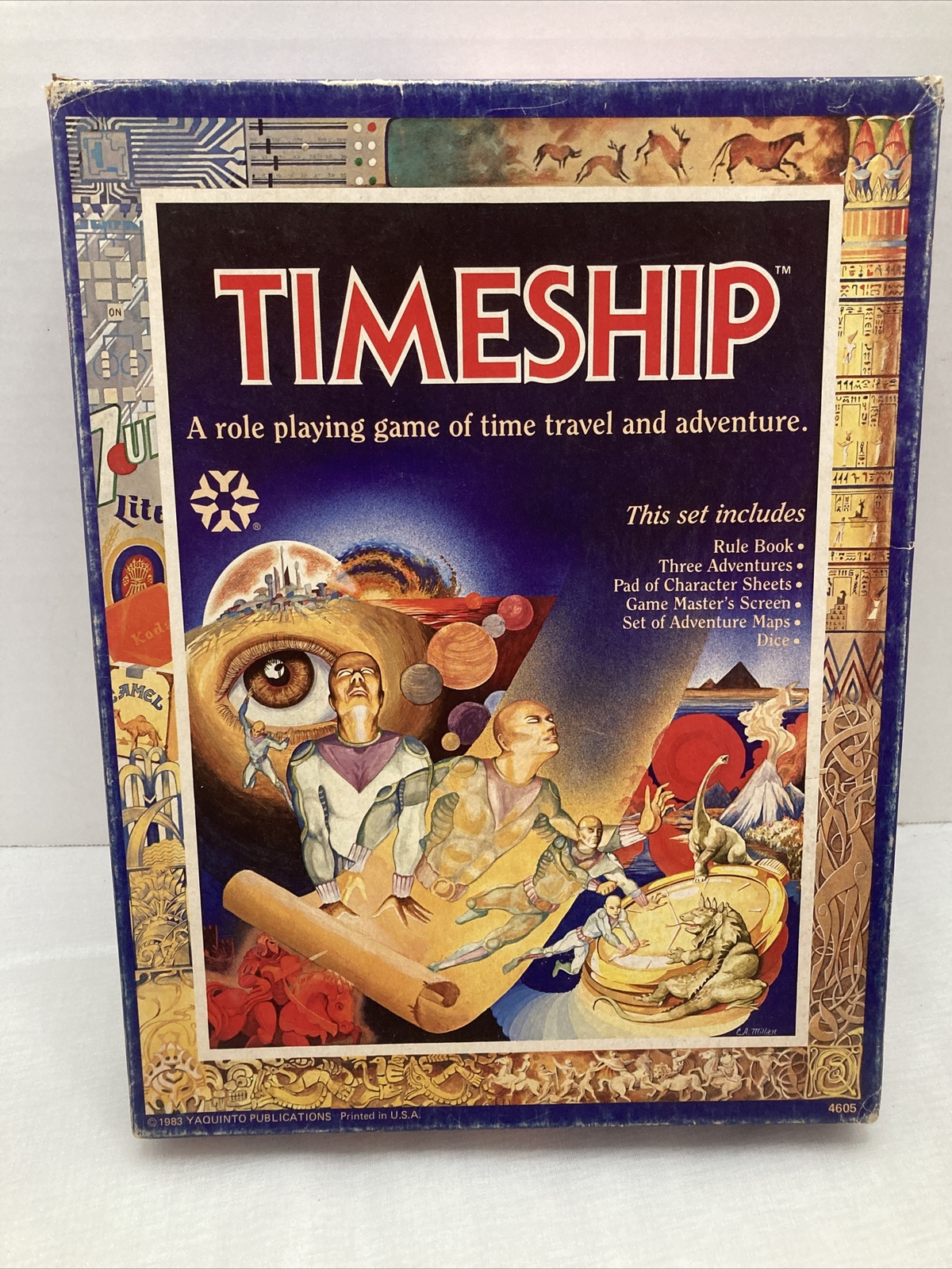 Timeship #4605 Box Set RPG - 1983 Yaquinto