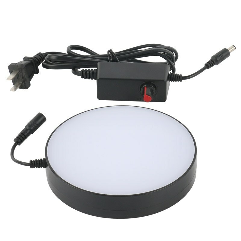 100V-240V Adjustable Brightness LED Ring Bottom Light Source f Stereo Microscope
