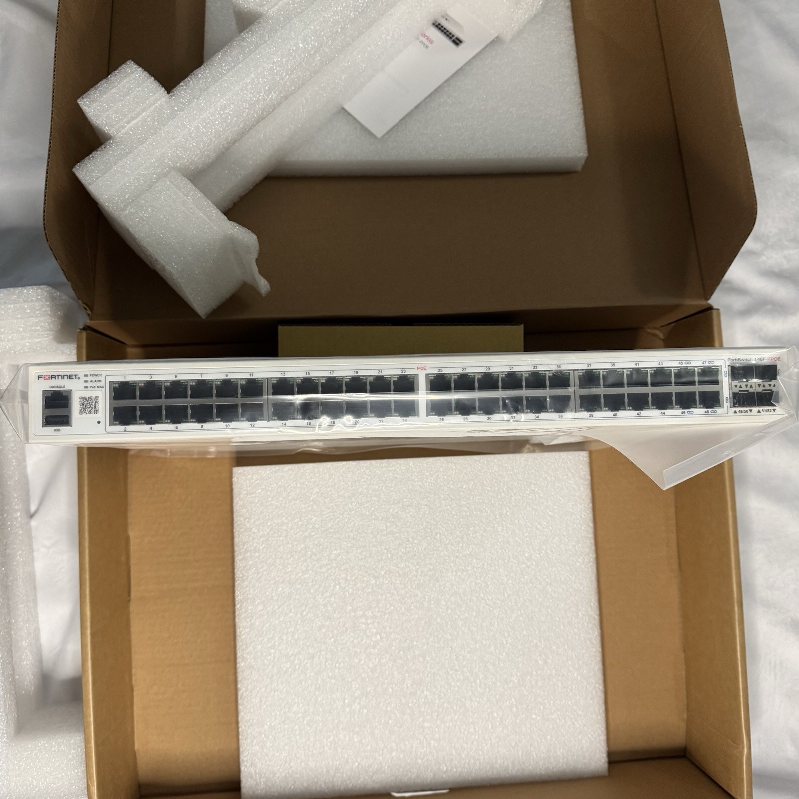 Fortinet FortiSwitch FS148FFPOE 48 Port Managed Ethernet Switch