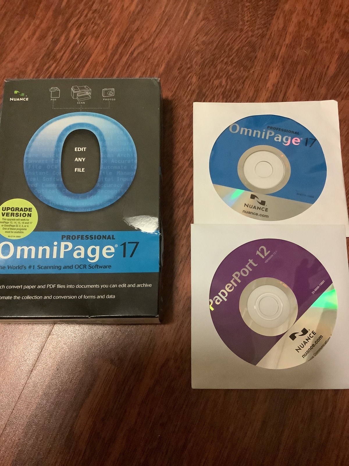 PROFESSIONAL OMNIPAGE 17 NUANCE UPGRADE VERSION
