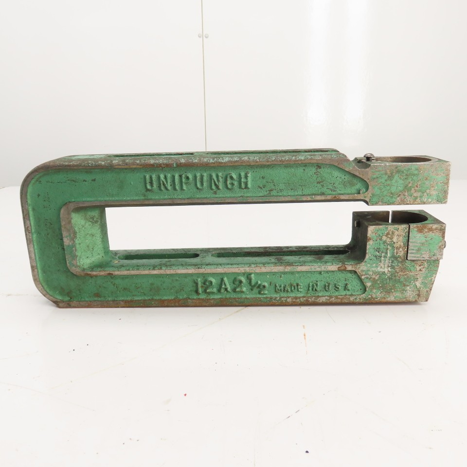 Unipunch 12A2-1/2 2-1/2" x 12" Throat C-Frame Punch Die Tooling Press Brake