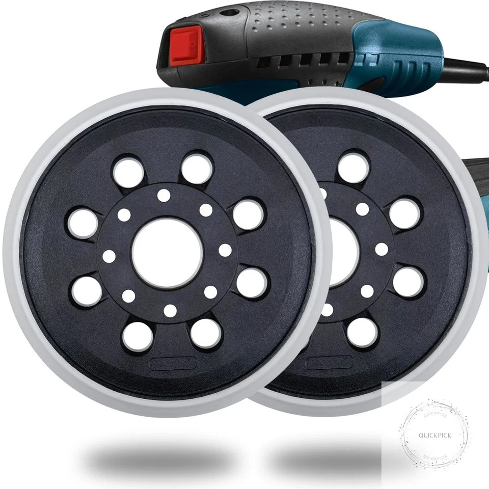2 Pack 5 Inch 8 Hole Hook & Loop Replacement Sander Pad for 5" Bosch ROS20VS,