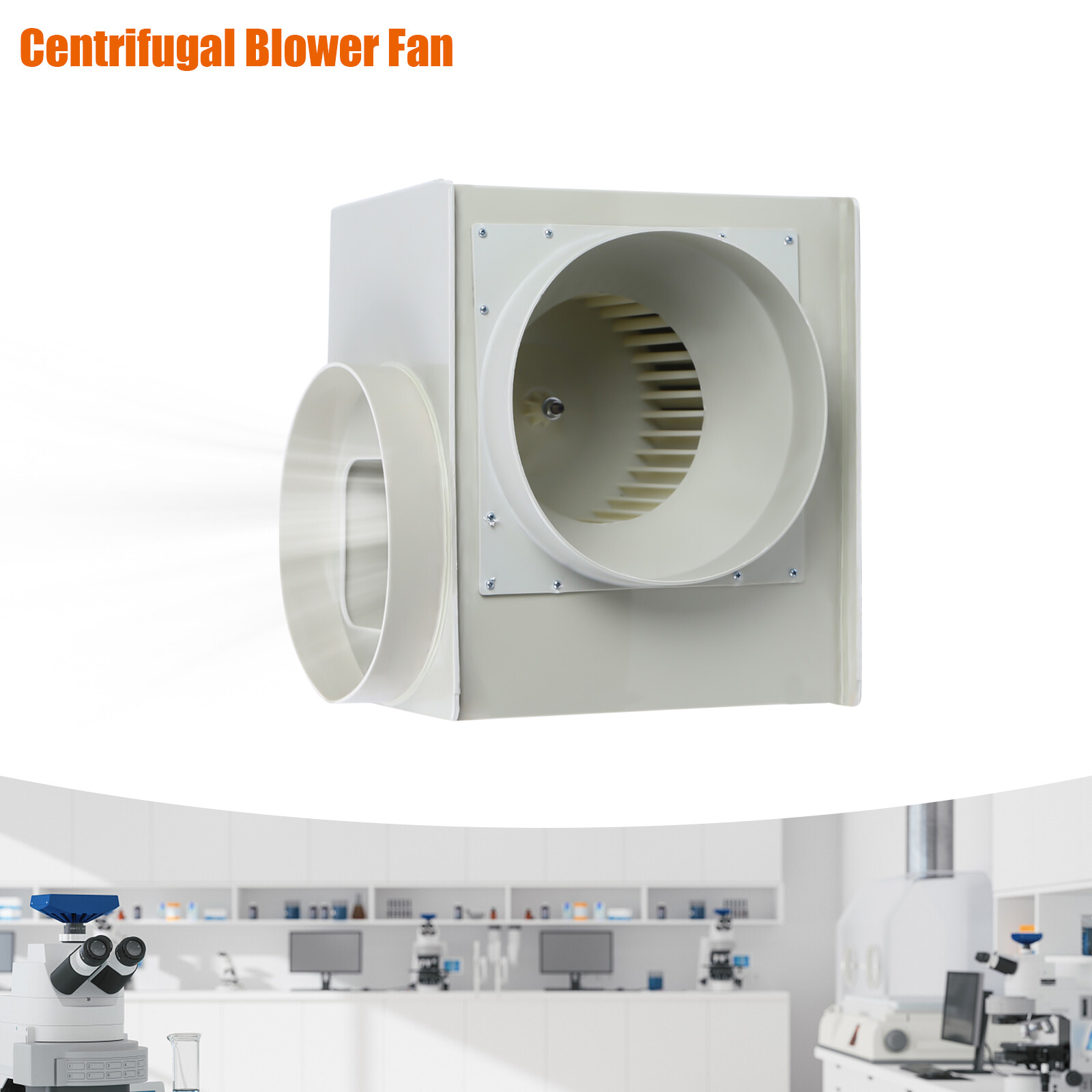 LXFJ-250 Centrifugal Extractor Fan Lab Fume Hood Venting Blower 300W 1450R/min