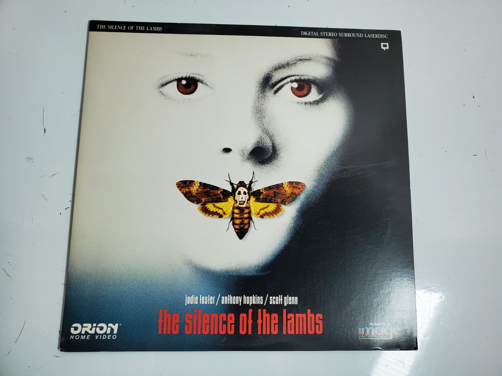 The Silence Of The Lambs Laserdisc LD 1991 Anthony Hopkins Jodi Foster