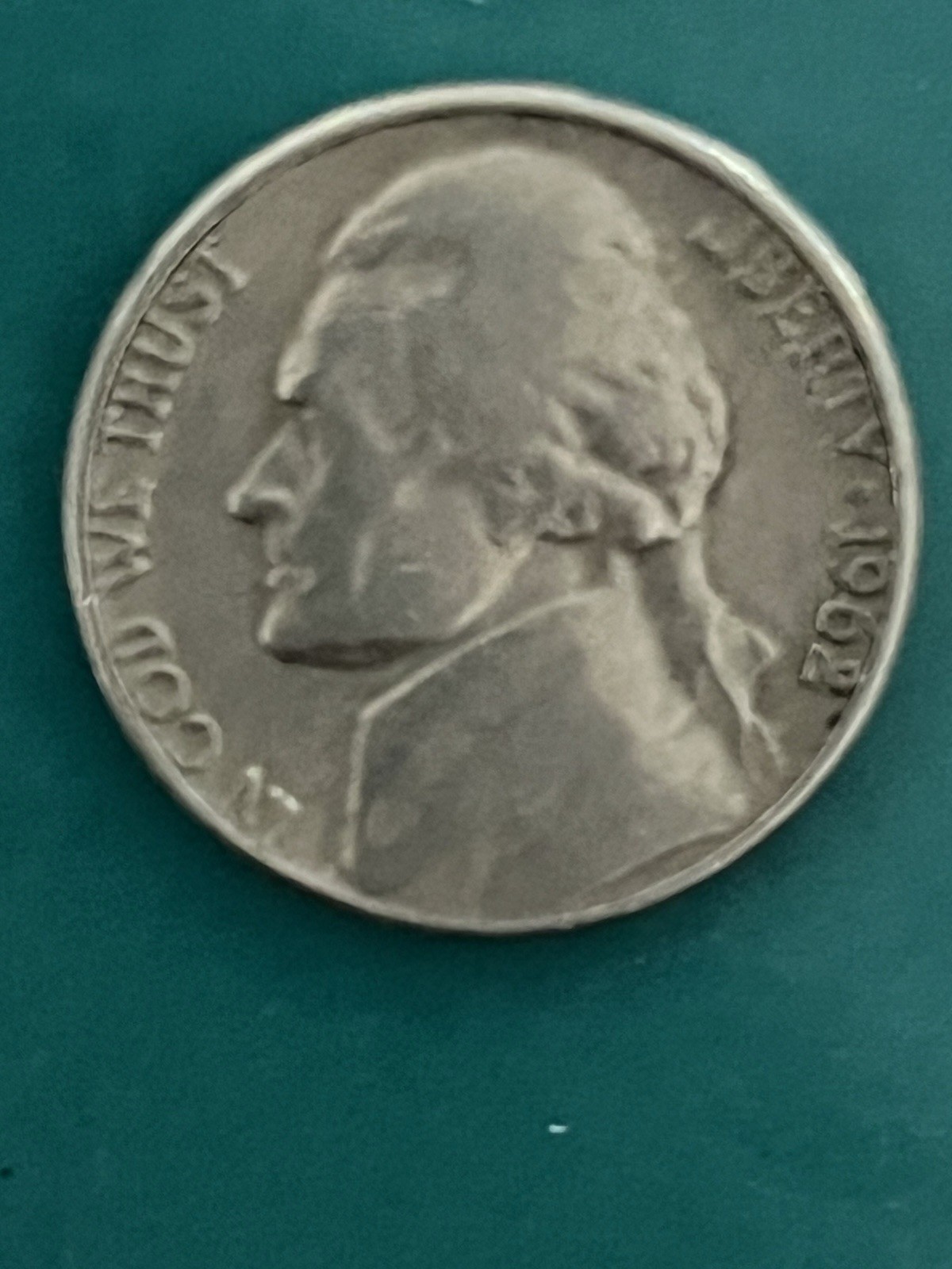 1962 D Jefferson Nickel Error