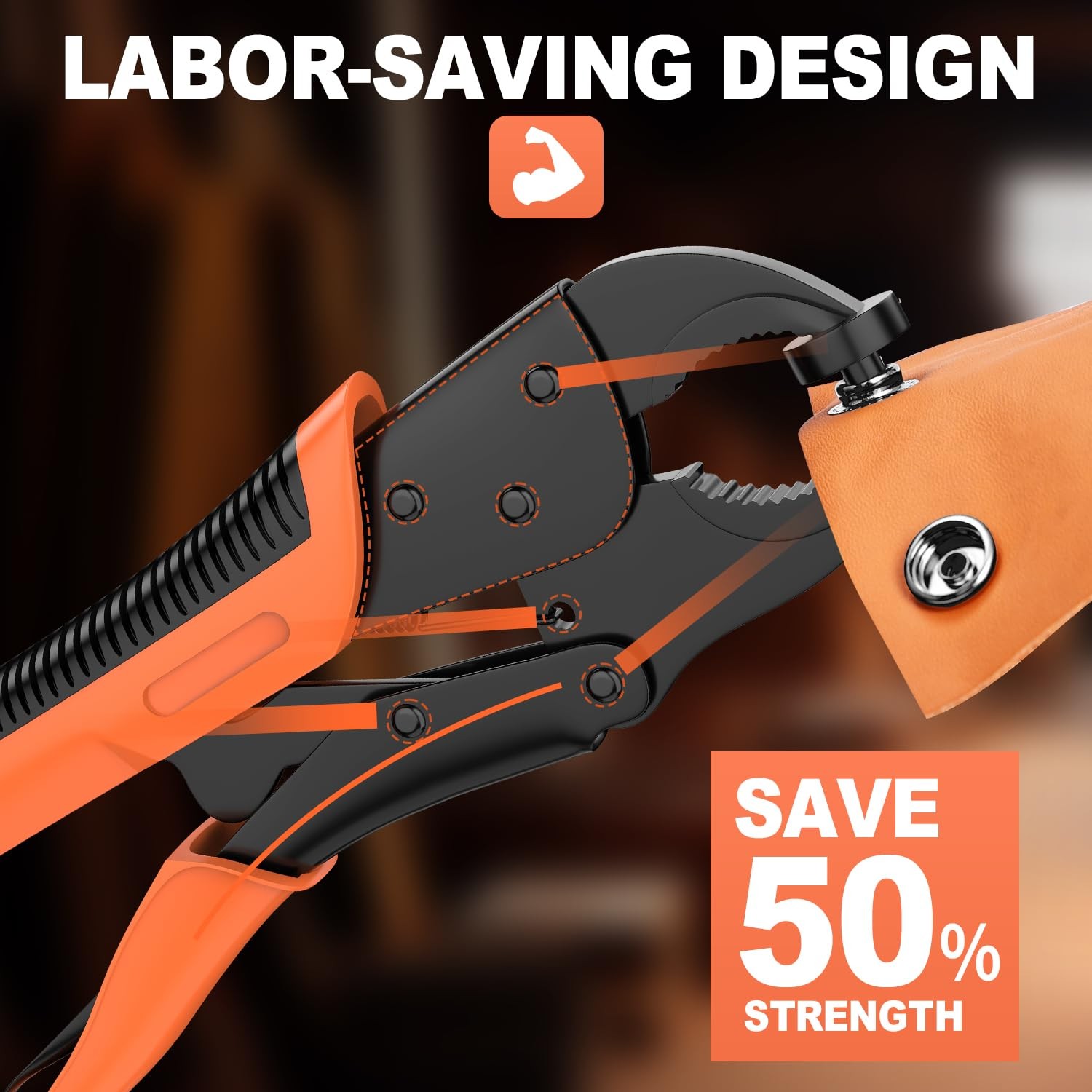 Heavy Duty Snap Fastener Tool Universal Canvas Button Rivet Setter Pliers