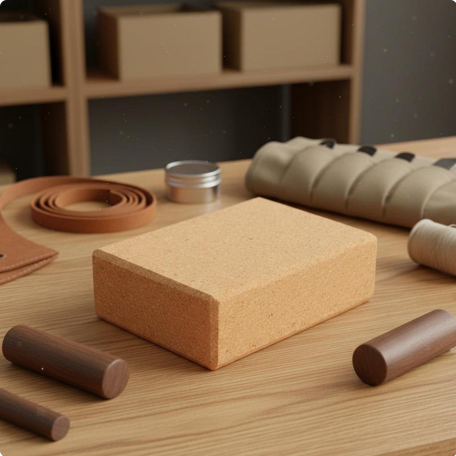 Leather Punching Block Non-Shedding Leathercraft Cork Board Noise Reduction Awl