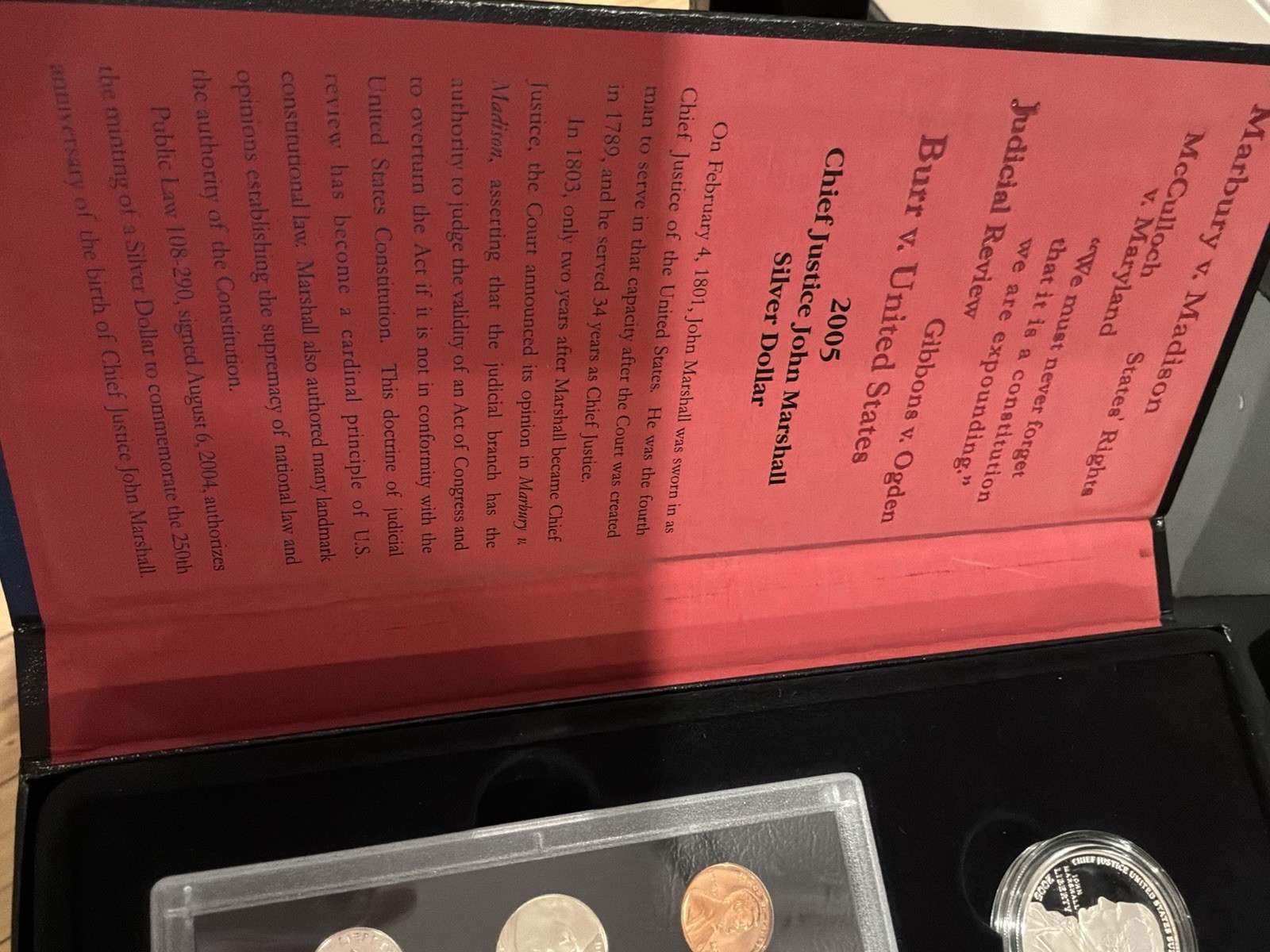 2005 US Mint American Legacy Collection Complete OGP COA 2 Silver Dollars Set