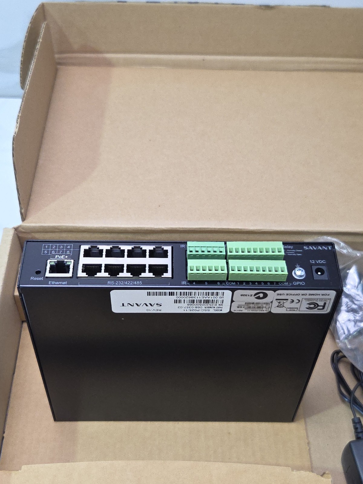 Savant SSC-P025-11 SmartControl 25 Controller REV 10