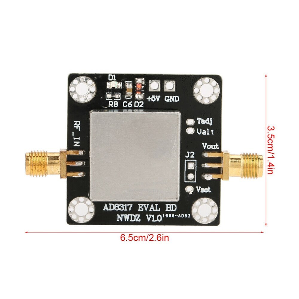 Logarithmic Detector AD8317 RF Power Meter,RF Signal 1M-10GHz 60dB