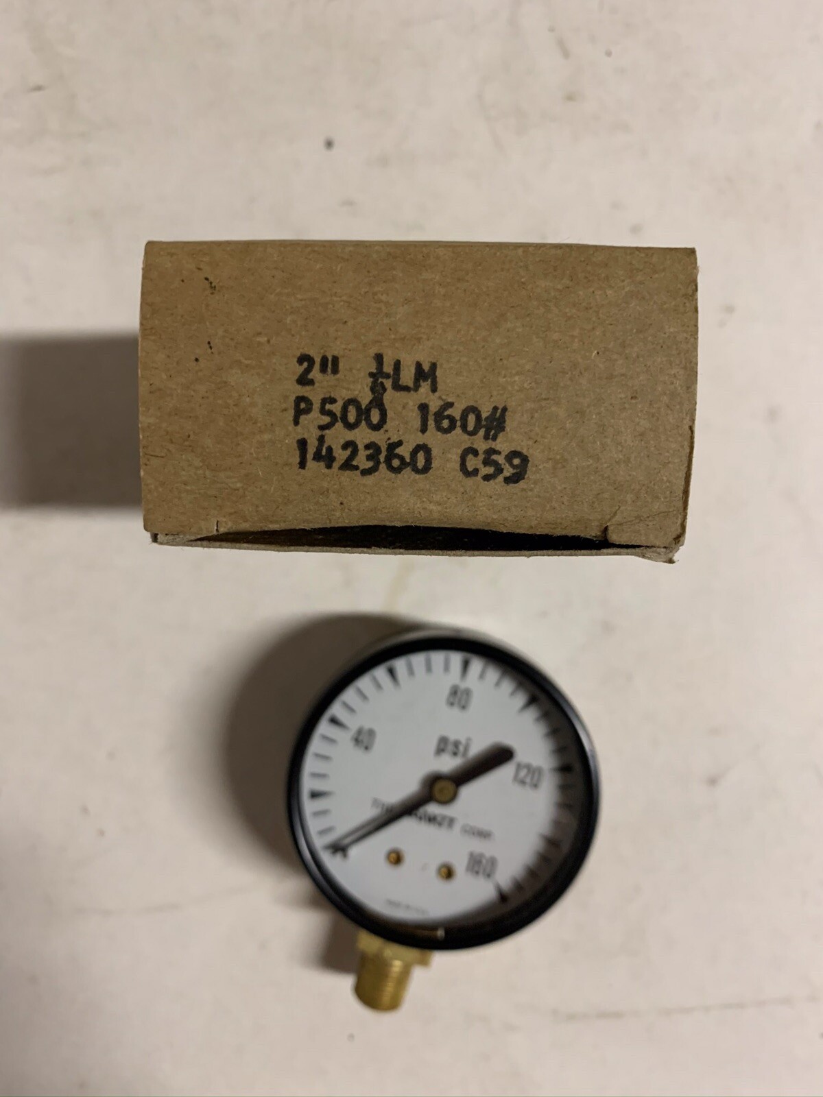 Air Pressure Gage 160 lb.    NEW in BOX 142360