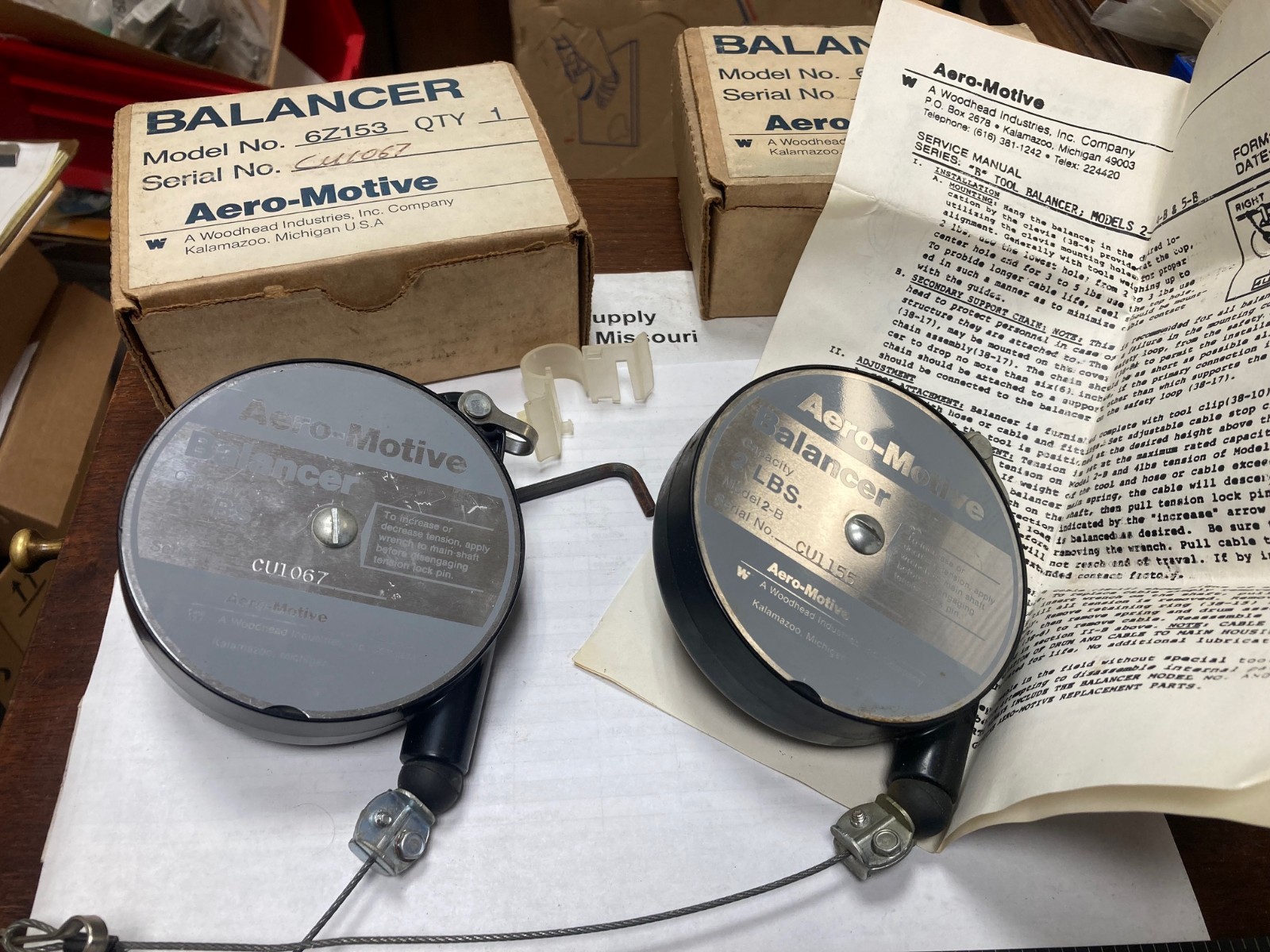 Lot of 2, AERO-MOTIVE 2-B, Balancers, New-Old-Stock, 6Z153
