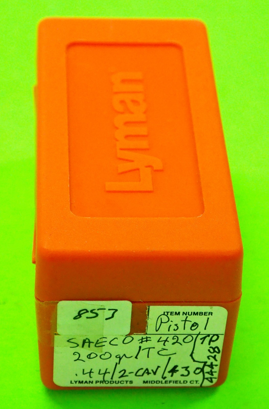 Saeco/Redding #420 (2-cavity) Mold-44Cal/.44 Mag/.44 Spl
