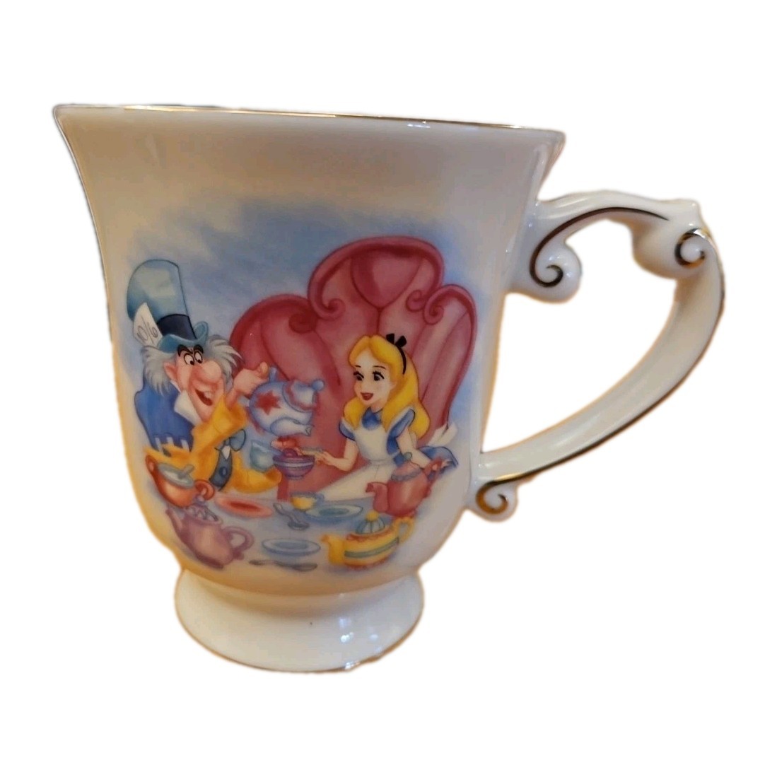 Authentic Original Disney Parks: Alice in Wonderland Ceramic Coffee Mug Teacup