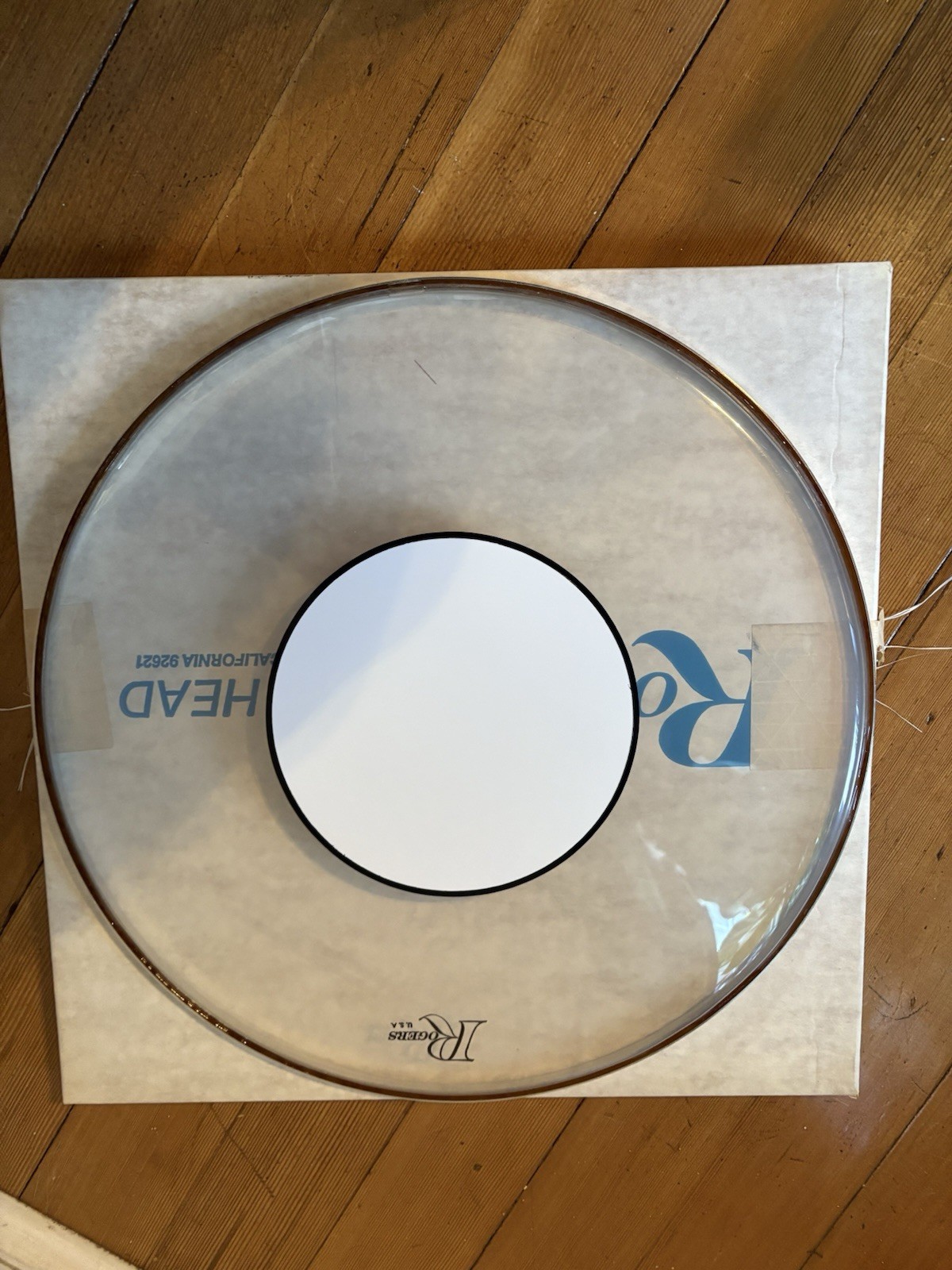 Rogers 16” Clear White Dot Drumhead Nos
