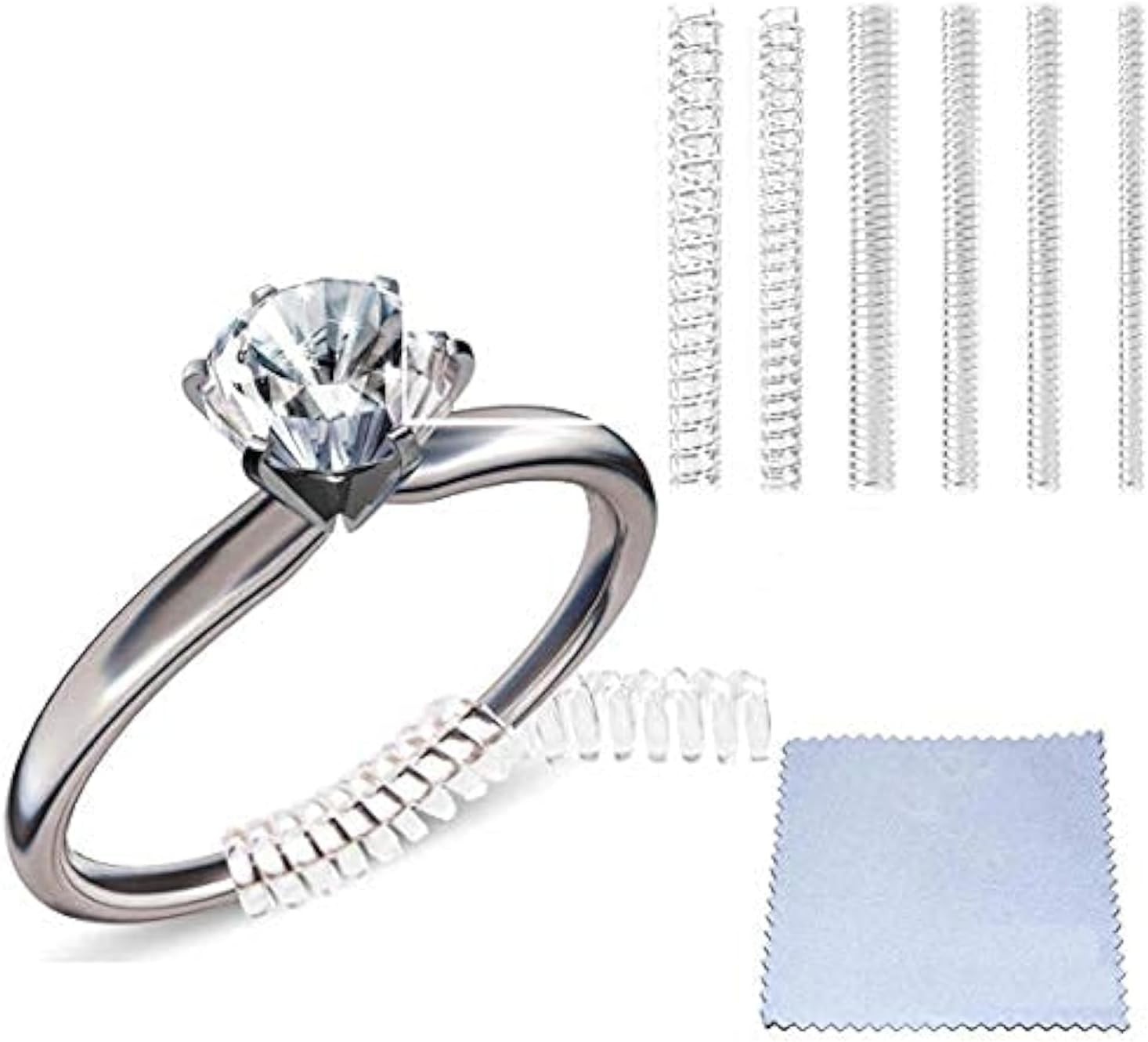 Ring Sizers for Loose Rings, Eiito Ring Size Adjuster Spacers or Tightener, Invi