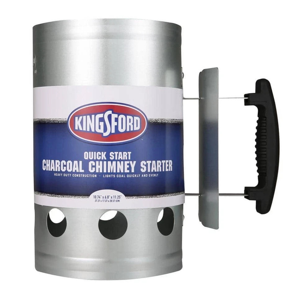 Deluxe Charcoal Chimney Starter New , Made with heavy duty