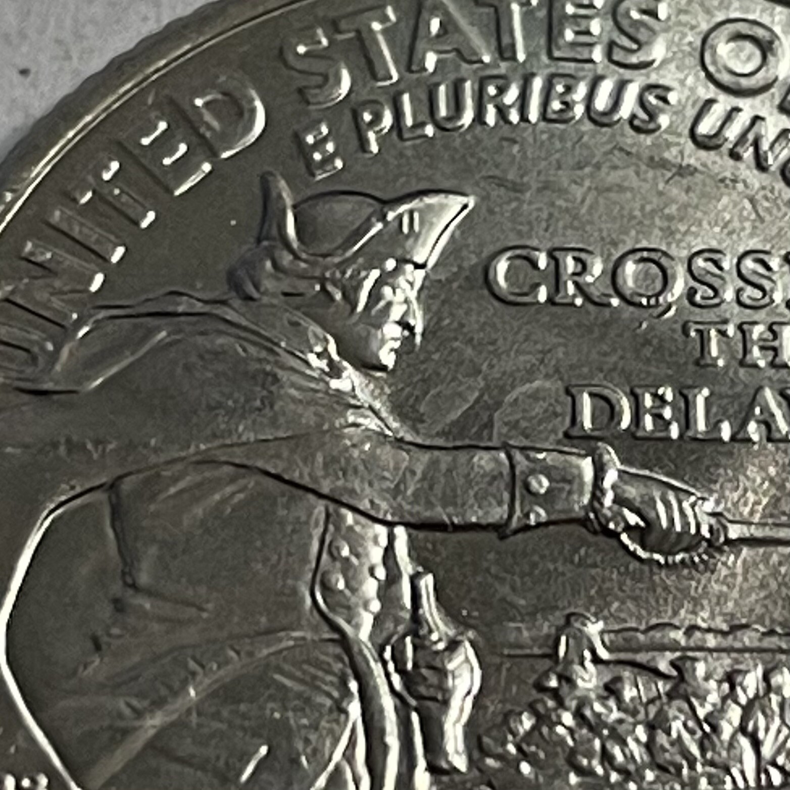 2021 P Washington Quarter Reverse Die Clash Error Coin