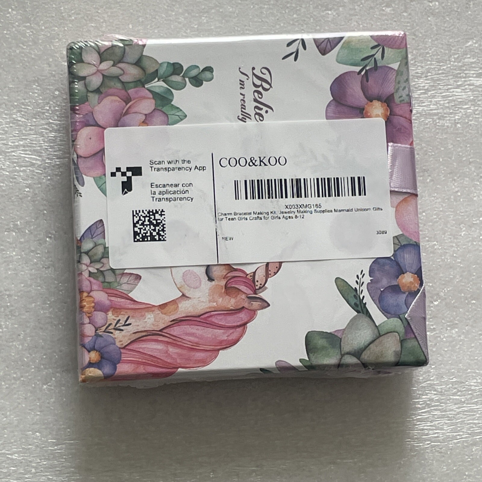 COO&KOO Charm Bracelet Making Kit Unicorn Girls Toy Unopened*