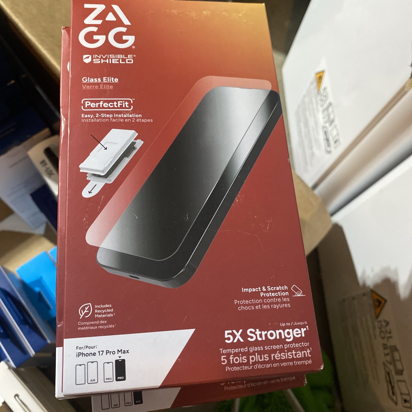 ZAGG  Glass Elite Screen Protector for Apple iPhone 17 Pro Max - Clear