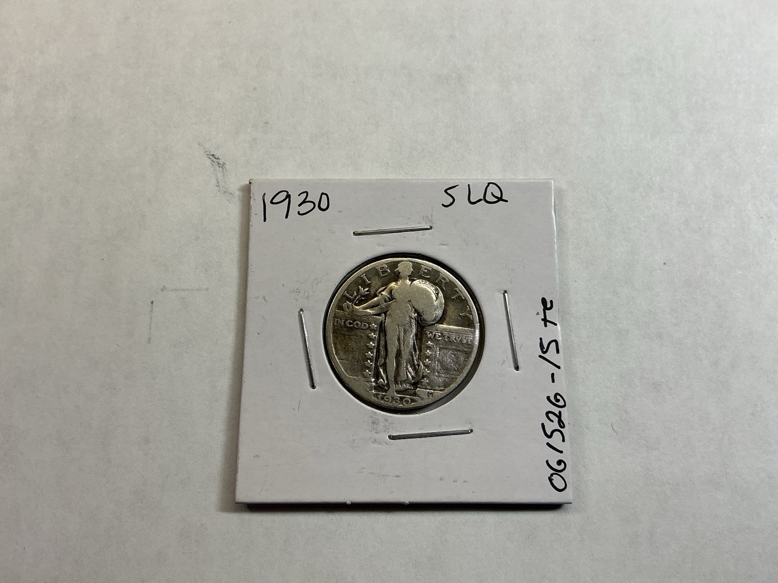 1930 Standing Liberty 90% Silver Quarter 061526 15te