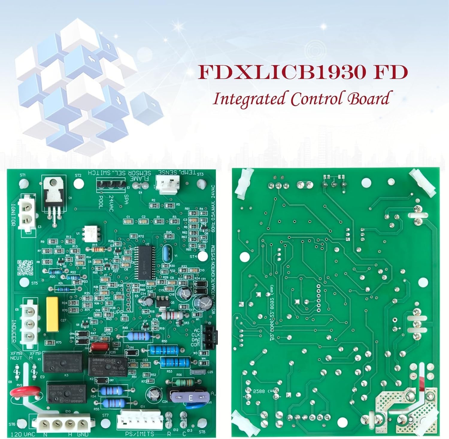 FDXLICB1930 Integrated Control Board Replacement Hayward H-Series